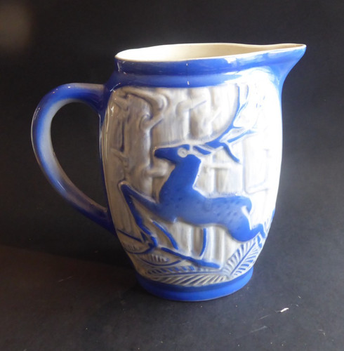 Beau pichet art deco cerf - beau,