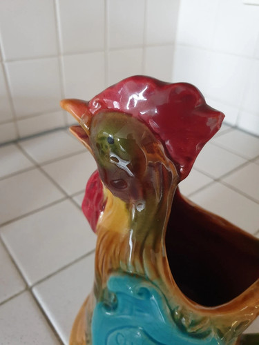 Pichet coq barbotine le - coq, "le