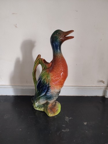 Pichet canard faïence - canard,